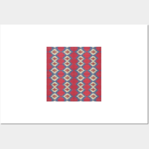 Christmas Aztec Navajo Wall Art by justrachna